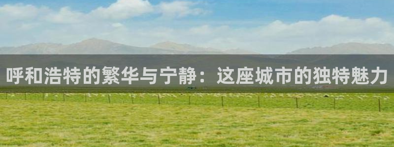 新宝5线路登录检测：呼和浩特的繁华与宁静：这座城市的独特魅力