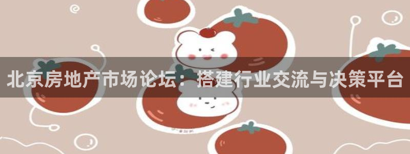 新宝堂新会陈皮5年：北京房地产市场论坛：搭建行业交流与决策平