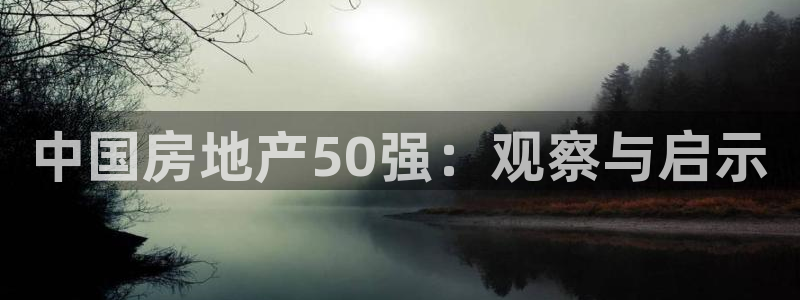 新宝5手机下载：中国房地产50强：观察与启示