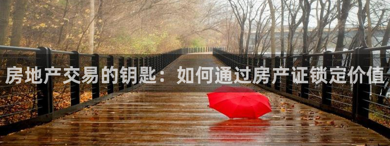 新宝5注册首页：房地产交易的钥匙：如何通过房产证锁定价值