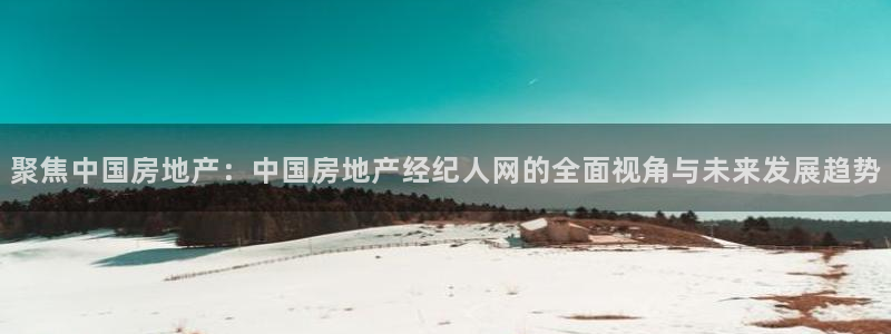 新宝5官网app：聚焦中国房地产：中国房地产经纪人网的全面视