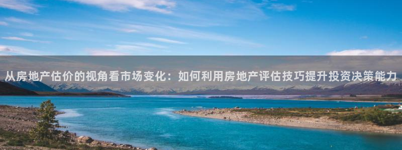 新宝5X：从房地产估价的视角看市场变化：如何利用房地产评估技