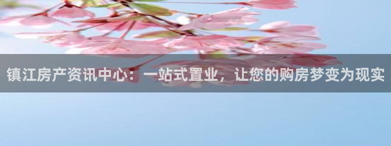 新宝5注册流程：镇江房产资讯中心：一站式置业，让您的购房梦变