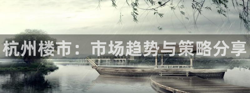 新宝5是什么：杭州楼市：市场趋势与策略分享