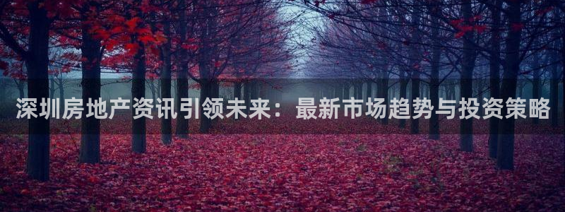 新宝5娱乐注：深圳房地产资讯引领未来：最新市场趋势与投资策略