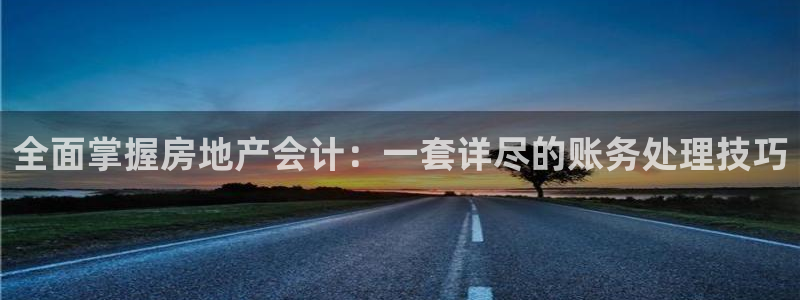 新宝5注册平台：全面掌握房地产会计：一套详尽的账务处理技巧