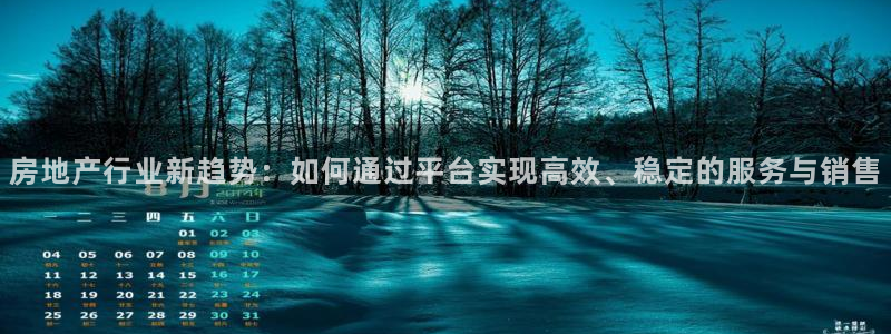 新宝5平台注册：房地产行业新趋势：如何通过平台实现高效、稳定