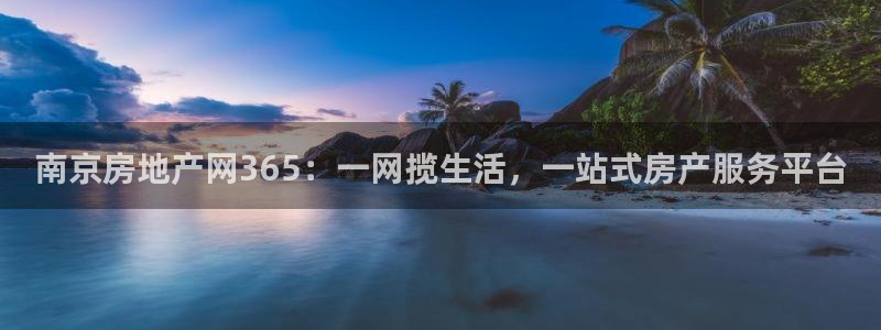 新宝5天：南京房地产网365：一网揽生活，一站式房产服务平台