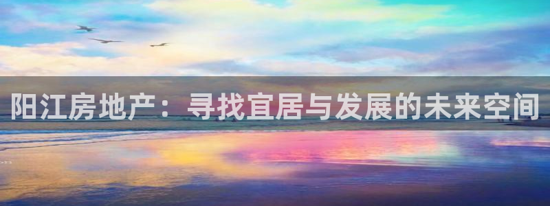 新宝5娱乐如：阳江房地产：寻找宜居与发展的未来空间