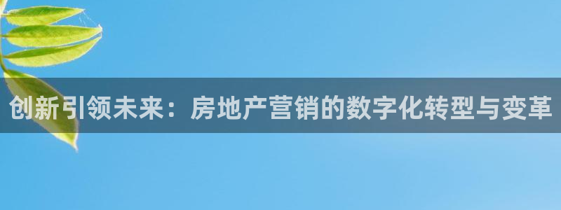 新宝G5：创新引领未来：房地产营销的数字化转型与变革