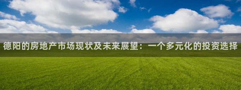 新宝那2O5O5O：德阳的房地产市场现状及未来展望：一个多元